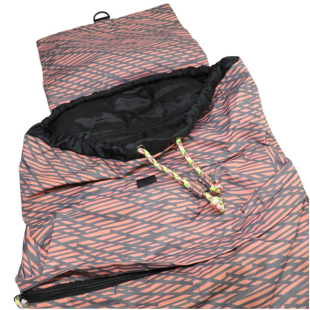 Y2K Urban Outfitters Pink & Gray Geometric Backpack - Picture 5 of 7